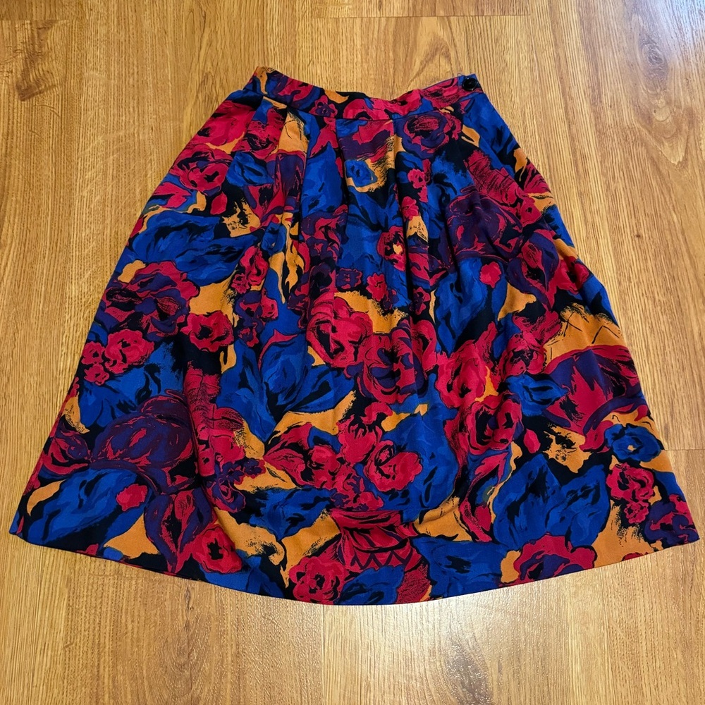 Vintage floral skirt